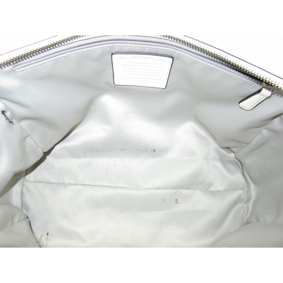 Coach 2014 Taylor Ivory Mixed Exotic Python Leather Alexis Shoulder Tote Bag - Picture 7 of 13